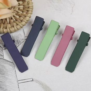 

10Pcs Women Girls Frosted Color Hairpin 35mm Hair Clip Base for DIY Jewelry Making Blank Headwear Findings