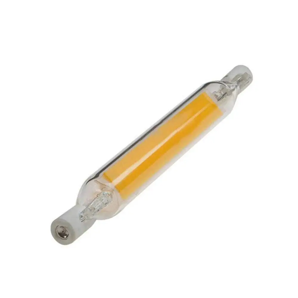

118mm 15W R7S LED Bulb (2 Pack) 150W Halogen Equivalent 118mm J-Type High Brightness 15W 120V R7S Base 3000K Warm White