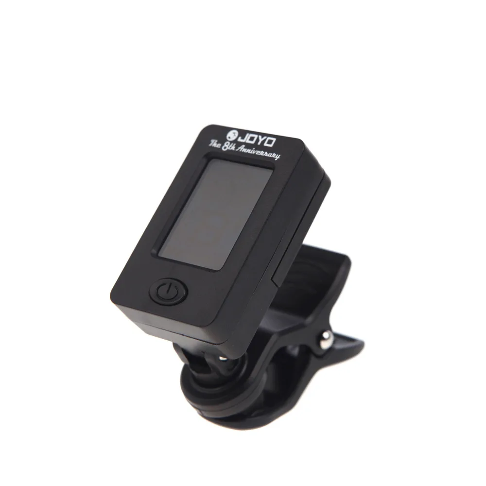 Joyo Folk Music Electric Guitar Ukulele Violin Bass, Tuner Electronic Clip-on Tuner Capo