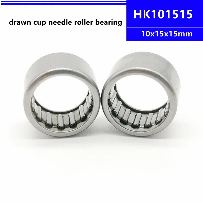 

50pcs/100pcs high quality HK101515 10x15x15mm Drawn Cup Caged Needle Roller Bearing 10*15*15mm