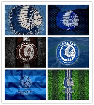 

5D DIY Belgian Football Club, Gent logo Diamond Painting Full Drill Diamond Mosaic Diamond Embroidery kids room decor wall art