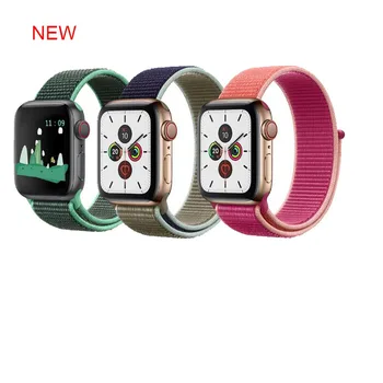 

Sport Loop Nylon Strap For i Watch Series 5 40 44mm Apple Watch 4 Pomegranate Bands 38 42 Mm Spearmint Bracelet Khaki Wrist Band