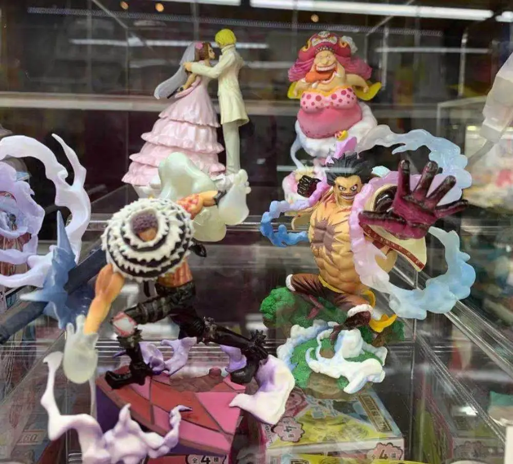 WSTXBD Megahouse MH капсулы One Piece Luffy Sanji Katakui Big MUM фигурки героев Brinquedos | Игрушки и хобби