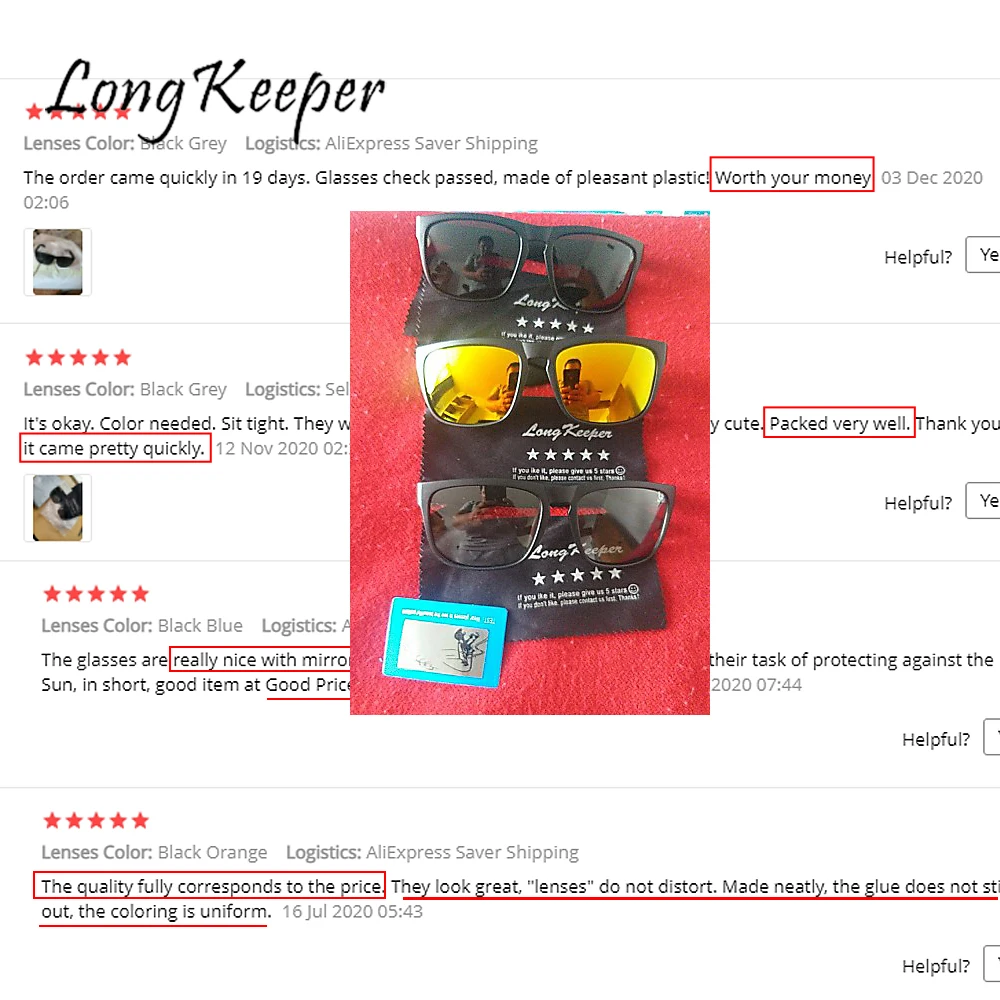 Очки солнцезащитные унисекс поляризационные для вождения с защитой UV400|Женские