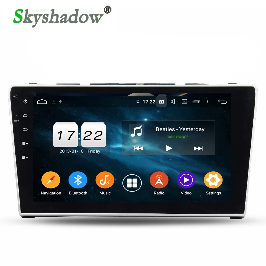DSP Android 9 0 4G 32 GB Восьмиядерный 10 1 &quotips автомобильный dvd-плеер gps карта RDS радио wifi