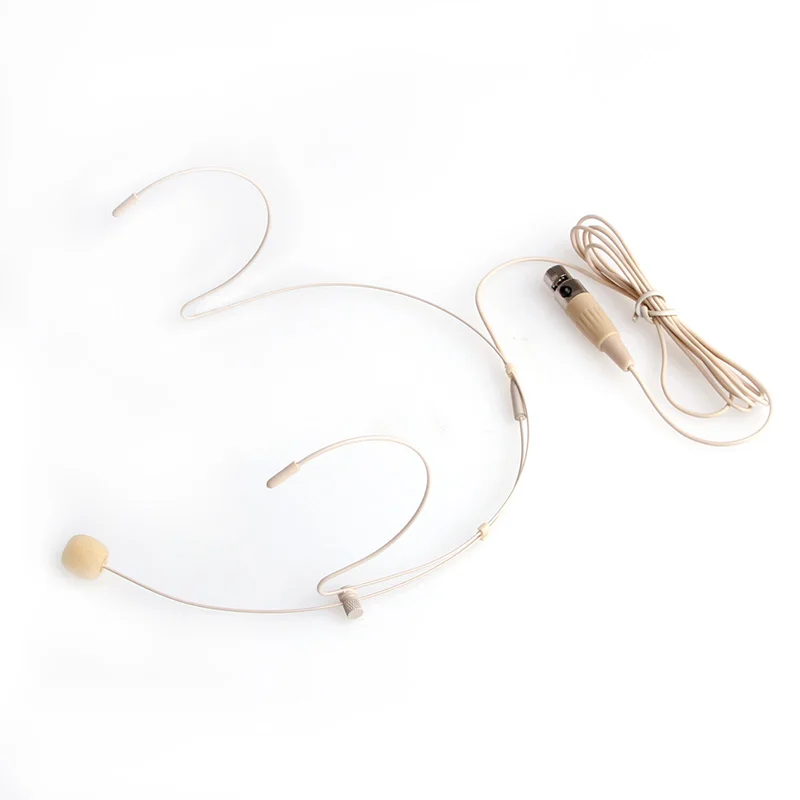

Pro Dual Ear Hook Mic Headset Head Microphone For Shure ALL XLR 3PIN TA3F New X6HB