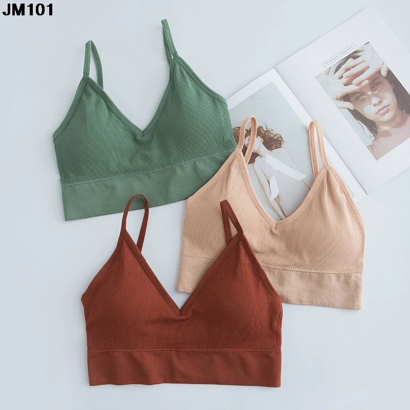 

Women Sexy Crop Tops Tube Top Streetwear Sleeveless Camis Seamless Sports Lingerie Tee Bra Crop Top Breast wrap Bandeau Top Tank