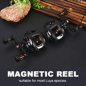 

Dripping Wheel Practical Portable 12+1 Black Metal Fishing Tools Spool Gear Fishing Wheel Carbon