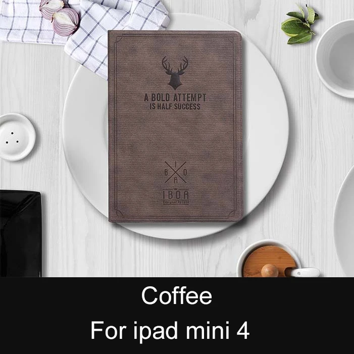 For ipad mini 4 Essidi для ipad mini 5 4 3 2 1 чехол из искусственной кожи Складная подставка чехол для планшета для ipad mini 1 2 3 4 5 защитный чехол - Цвет: For ipad mini 4