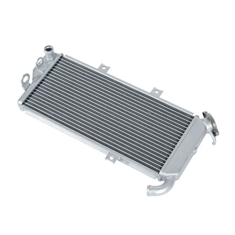 Motorcycle Silver Aluminum Engine Cooler Radiator For Kawasaki Ninja Ninja 650 EX650 2012-