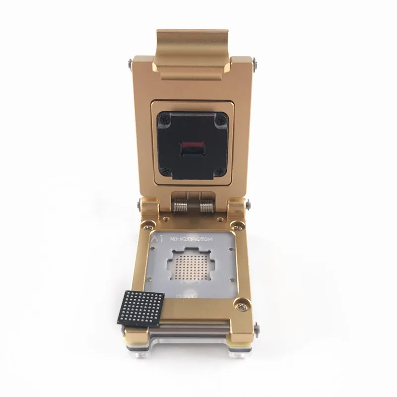 

Customized BGA manual test socket for your chips test BGA80 pin pitch1.0mm with IC size 10*10mm Clam-shell burn in socket