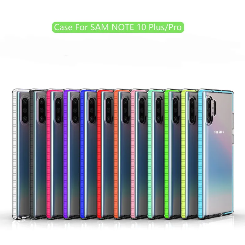 

YISHANGOU Shockproof Clear Soft Cover Case For Samsung S10 Note 9 10 Plus S10E A50 A70 A10 A20 A30 A40 A60 A10E A20E M30 M20 M10