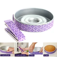 1 шт. защитная лента обертка защитная повязка для выпечки формы для выпечки влажный уровень духовки пояс для торта полоски для выпечки инструмент для выпечки кондитерский инструмент Противень полоски