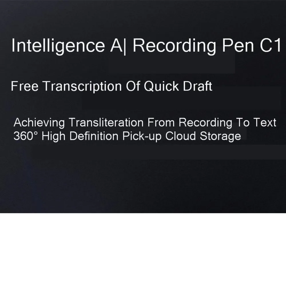Xiaomi Sogou Smart Recording Pen Back Clip Translator 360 Degree mi For Train Meeting HD Recording
