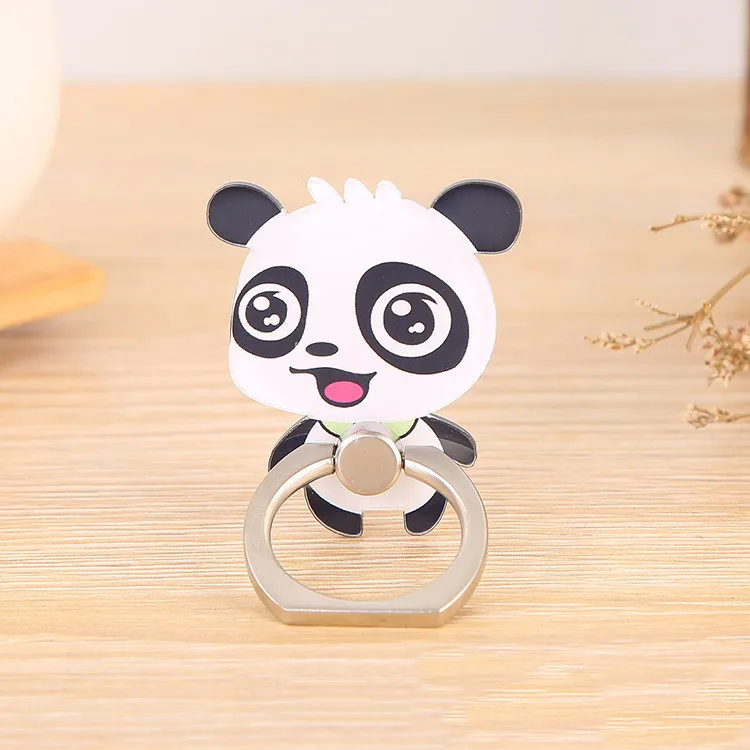 Панда медведь милый мобильный в виде животного телефон стенд кольцо-держатель на Палец Смартфон мультфильм держатель подставка для всех телефонов
