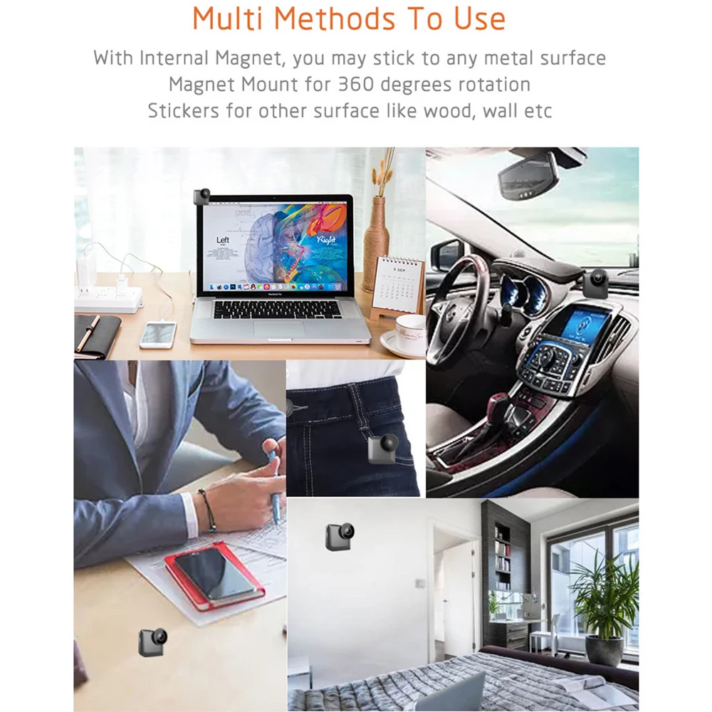  Wi Fi Micro Home Wireless Video CCTV Mini Security Surveillance with Wifi IP Camera Cam Pet Dog Cam - 4.00033E+12