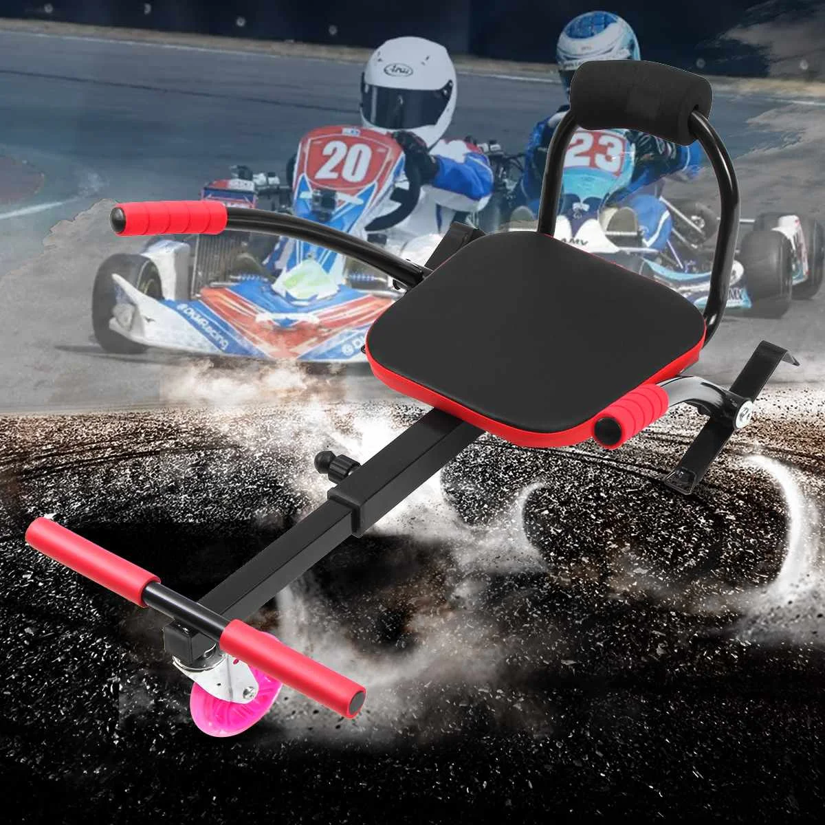 Детская игрушка, регулируемый держатель для сиденья Kart, набор для 6,5 ''8'' 10 '', двухколесный балансировочный скутер, Электрический скутер, гоночный балансировочный автомобиль, Модернизированный