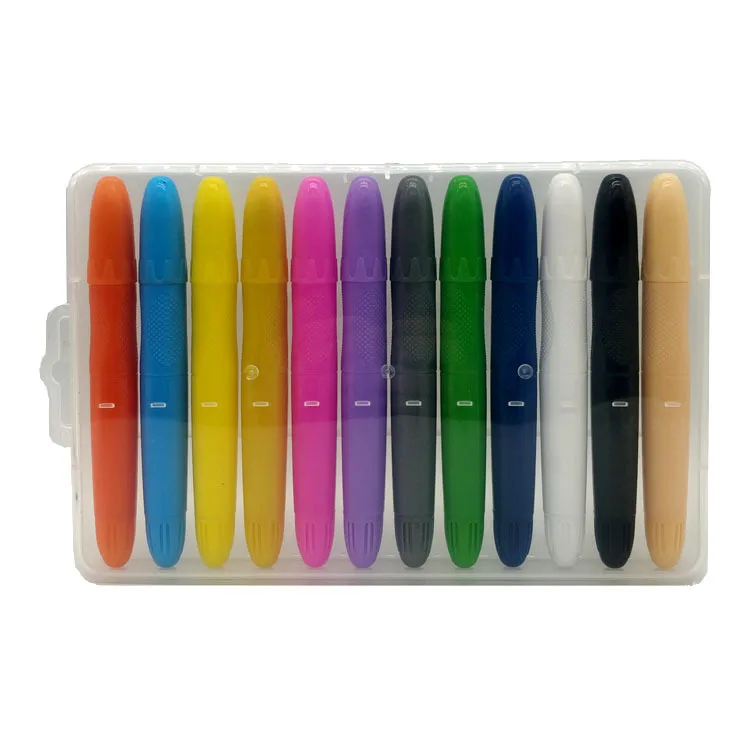 

Manufacturers Direct Selling Children Color Crayon Rotating Crayon CHILDREN'S Brush Non-toxic-Washing Baby Crayon Set