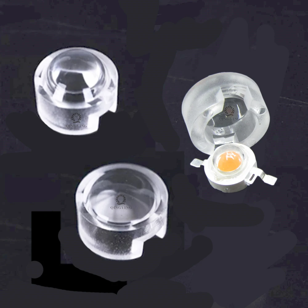 

100pcs 13mm IR LED mini Infrared Lens 1W 3W 5W 15 30 45 60 90 100 Degree Needn't Holder for IR CCTV LED Convex Lenses