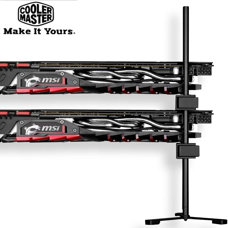 Cooler Master 150 Millimetri Carte Staffa Anti-Flessione Per Vari Telaio Staffa Desktop Pc Case Del Computer Scheda Video Kit Supporto Del Basamento D