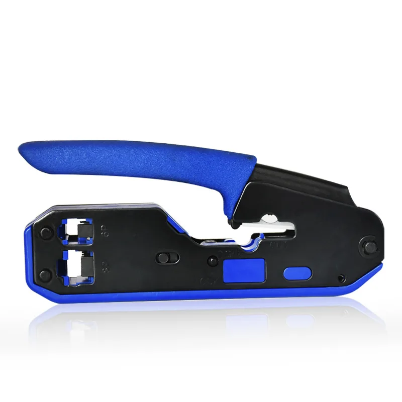 

Multi function crimping pliers, crystal head, class 5, class 6, crimping and stripping pliers, 6 / 8p core, RJ45 / 11 / 12