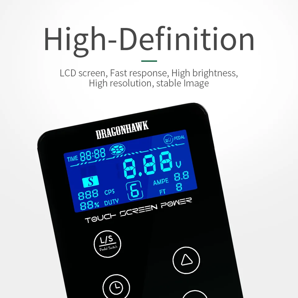 Dragonhawk タトゥーマシン デジタル表示