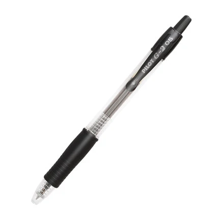 black 0.5 6 шт.,, чернильные ручки 0,5 мм, BL-G2-5, пули, Студенческая ручка, японская, для пилота, офиса и школы, Ручка-роллер, канцелярские принадлежности - Цвет: black 0.5