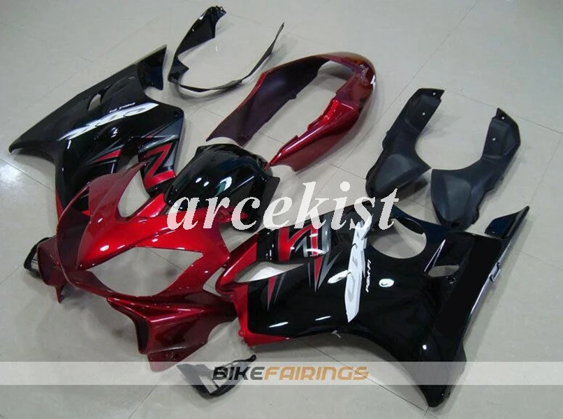 4 подарки литья под давлением новые наборы обтекателей ABS подходят для Honda CBR600 FS F4i 2004 2005 2006 2007 04 05 06 07 Комплект кузова темно-красный