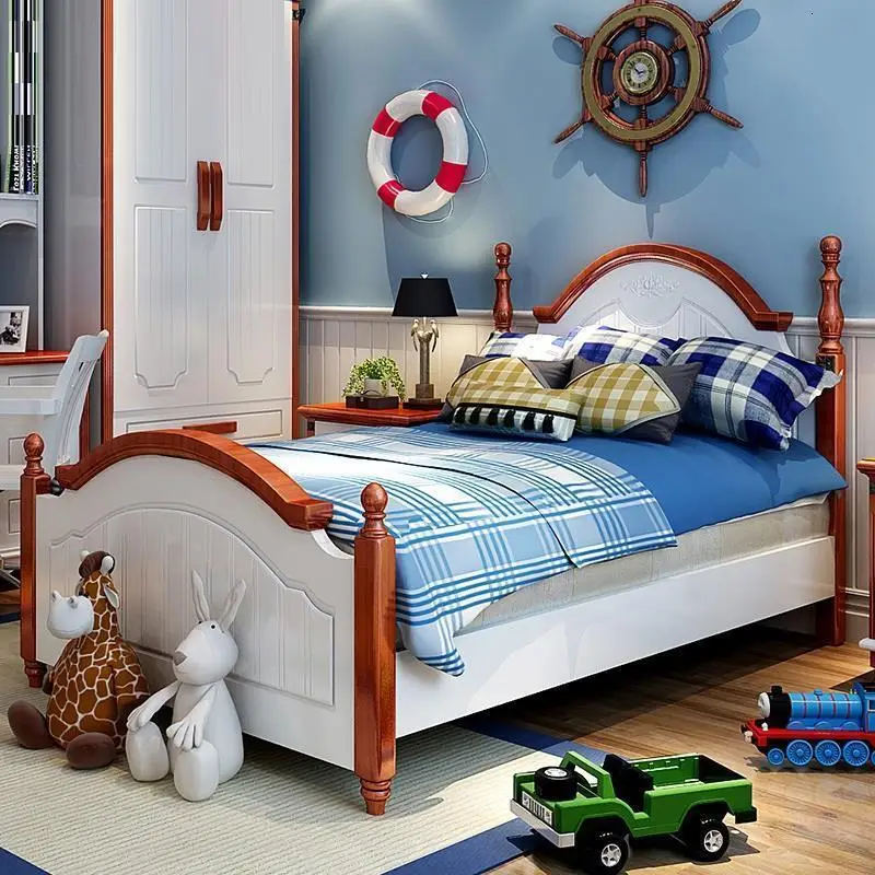 Детская кроватка с буфами Asiento Litera Baby Yatak Muebles Infantiles Cama Infantil Lit Enfant деревянная
