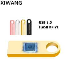 Usb флеш-накопитель 64 ГБ, металлический флеш-накопитель 16 ГБ, водонепроницаемая Флешка 32 Гб, Usb карта памяти 8 Гб 128 ГБ, Usb 2,0, бесплатный логотип на заказ