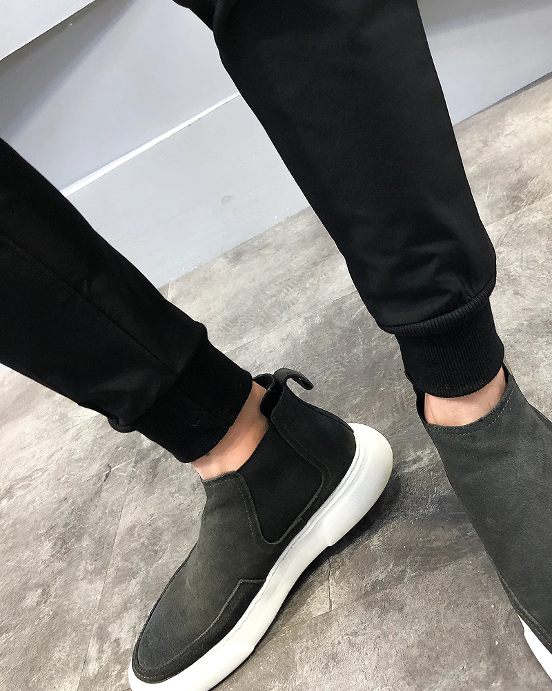 New Autumn Winter Cargo Pants Men Fashion Side Pocket Decor Mens Casual Harem Pants Slim Fit Joggers Men Streetwear Hip Hop