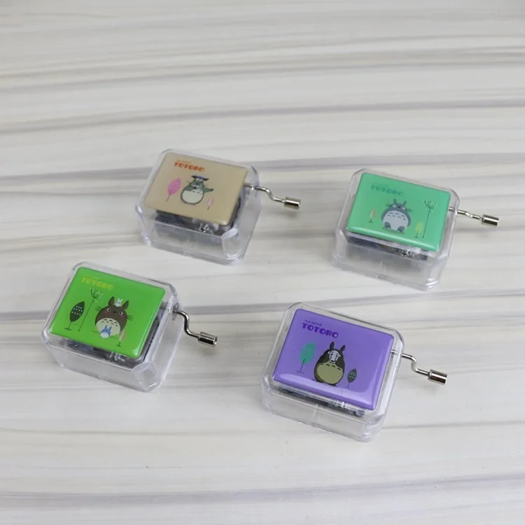 Free shipping Free shipping 160641 ACTS of love and transparent acrylic hand music box boutique student gift decoration