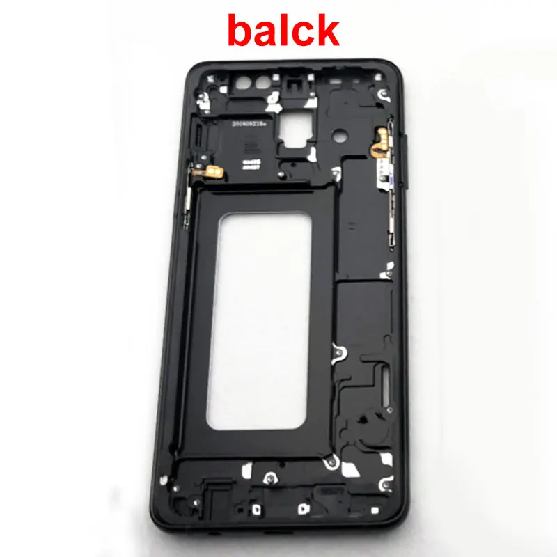 Стеклянный чехол для аккумулятора Samsung Galaxy A8 2018 + plus стеклянный корпус со средней