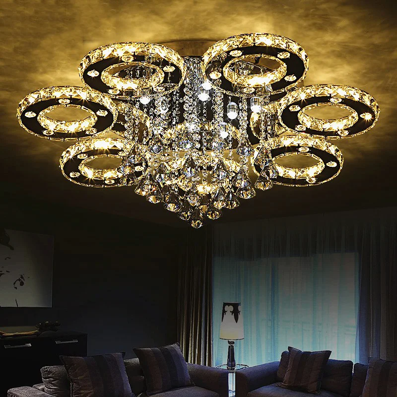 Светодиодный потолочный светильник с кольцом "сделай сам" для гостиной, спальни, домашнего освещения, потолочные светильники