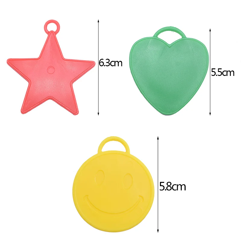 9Pcs Helium Foil Balloon Fixed Falling Weight Pendant Party Decorations Party Supplies Balloon Decorations For Kids Birthday Party Balloon Gravity Block Decorative Reusable