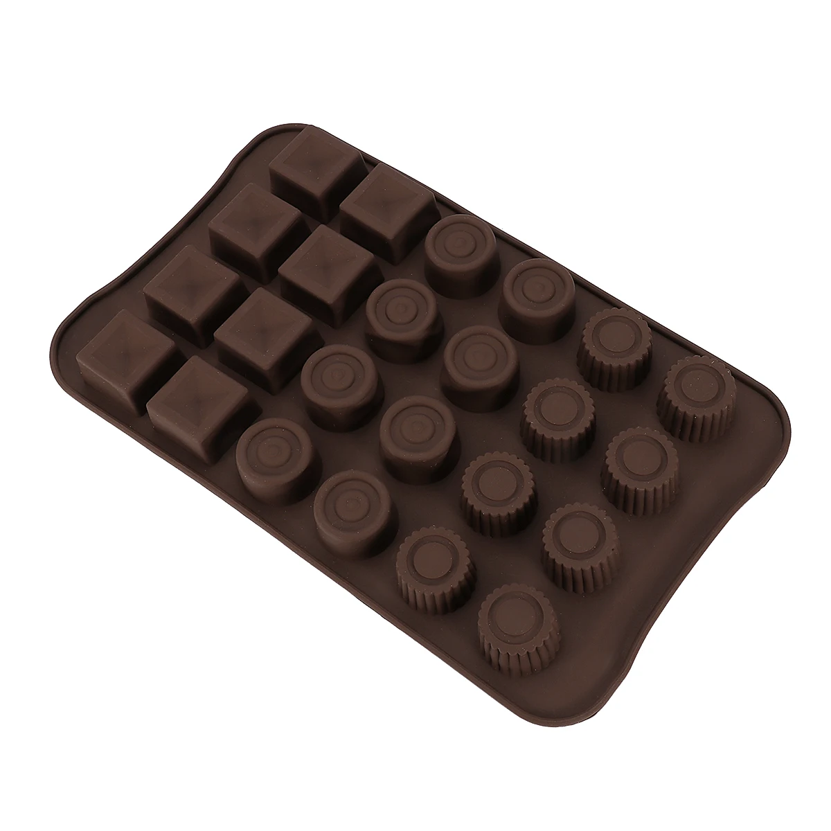 

23*14*2CM Silicone Chocolate Molds Ice Cube Tray Candy Mold Kitchen Accessories Tool Baking Cake Cookie Mould