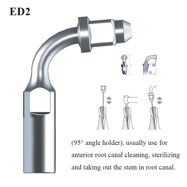 Dental Ultrasonic Scaler Tip Scaling Periodontics Endodontics Dentists Multifunction Endo Perio Scaling Tips Dental Instrument ED2