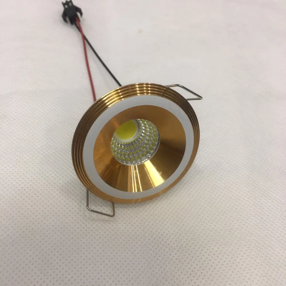 2019 бросился настоящий Luces Led Мини точечный цвет для потолочных светильников круглая модель 10 шт./лот 3 Вт Led spot Lightsr стекло спереди хороший