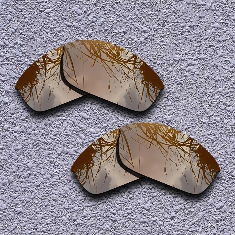 Brown-Brown 2 пары Поляризованные замена линз для Oakley Бронежилет солнечные очки к куртке-несколько вариантов - Цвет линз: Brown-Brown