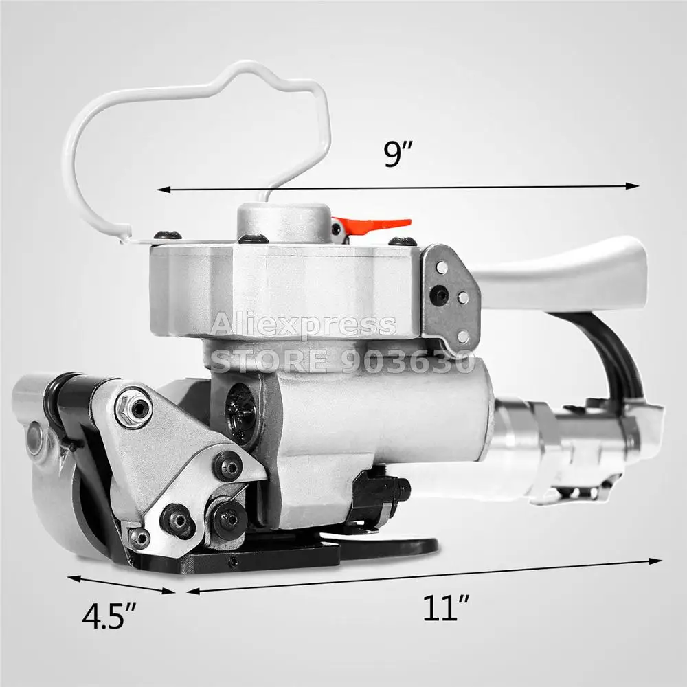AQD19 AQD25 портативный пневматический инструмент для обвязки домашних животных, инструмент для обвязки упаковочная машина для 12-19 мм или 19-25mmPP пластиковый ремешок