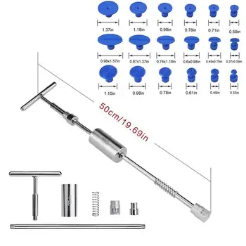 

Car Dent Removal Tool Dent Repair Puller Kit Slide Hammer Reverse Hammer Glue Tabs Suction Cups For Hail Damage Car Dent Repair