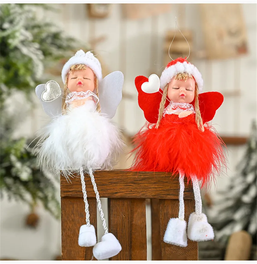 Рождественская Кукла-ангел, Рождественский Декор для дома, Рождественская елка эльфа, кулон, рождественские подарки, декор Noel Navidad, год