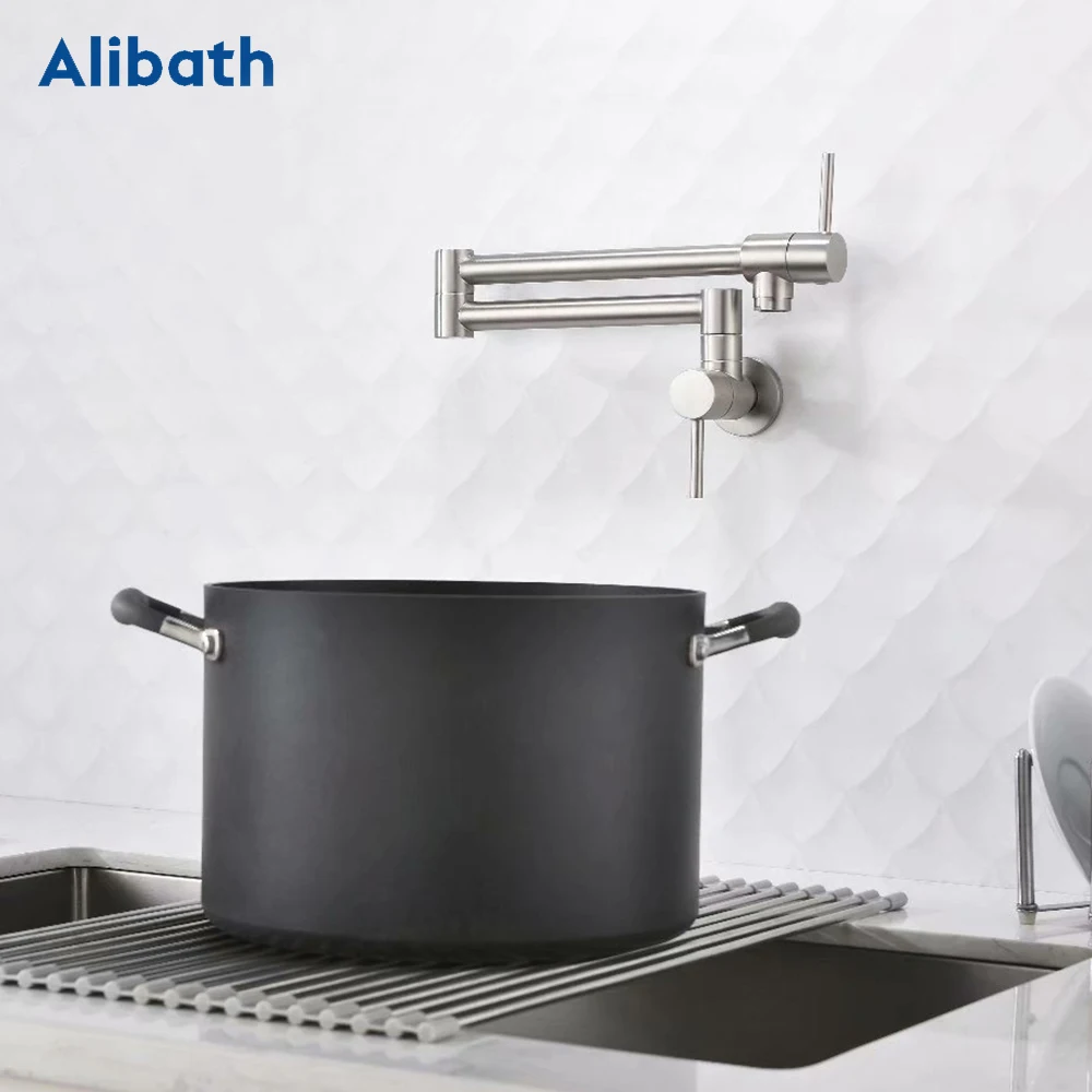 torneira de parede bronze com torneira para pia da cozinha 02