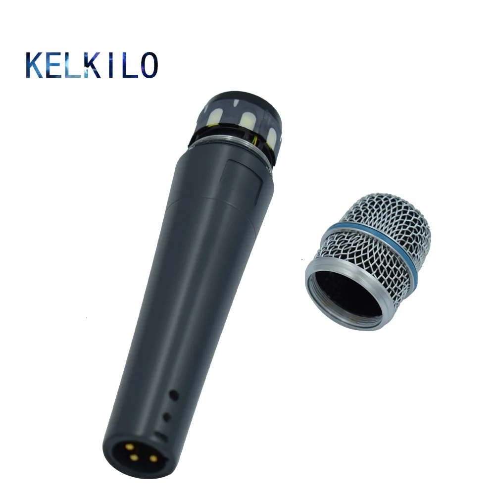 KELKILO KE57A динамический проводной микрофон Профессиональный для BETA57A для караоке вокальный музыкальный Производительность Профессиональный