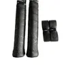 2pcs Retail ZARSIA PU Leather Tennis Racket Replacement Grip Thick Leather Handle Grip for Tennis Racquet 2