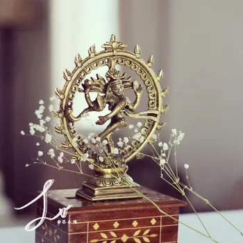 

Indian brass Shiva Dance king like three size