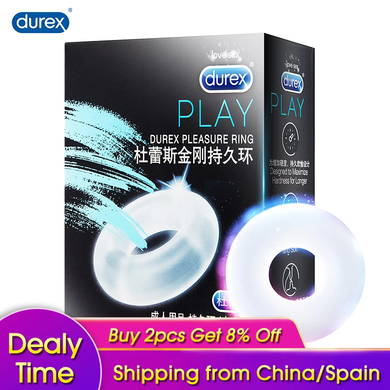 Durex кольцо для удовольствия презерватив увеличитель пениса удлинитель сопла