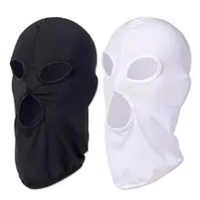 Однотонная цветная унисекс маска на все лицо, крутые шапки из спандекса, защитный чехол для шеи, для велоспорта, пешего туризма, альпинизма, защитная маска для лица
