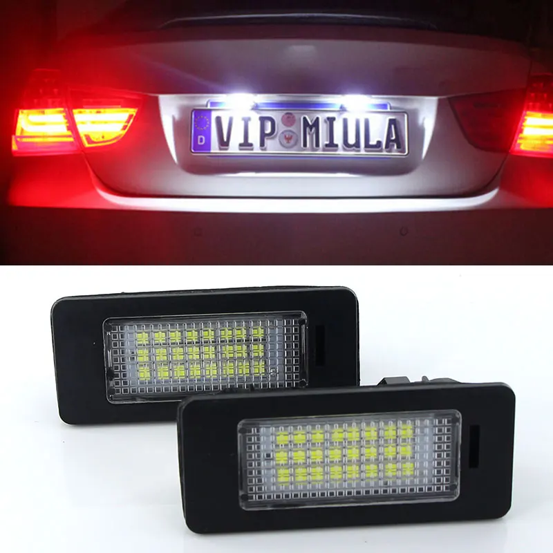 

2Pcs Canbus Led Number Plate For BMW e60 Number License Plate Light Lamp For BMW E39 M5 E70 E71 X5 X6 E60 M5 E90 E92 E93 M3