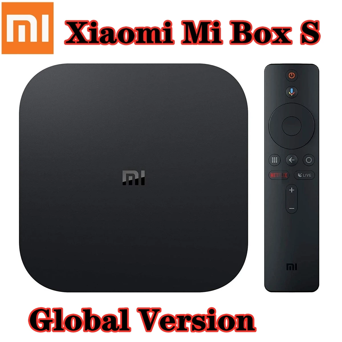 ЕС Xiaomi TV Box S 3D 4K HD HDR Android 9 0 5G WIFI беспроводной BT потоковая передача медиа плеер |